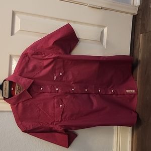 short sleeved western button up shirt